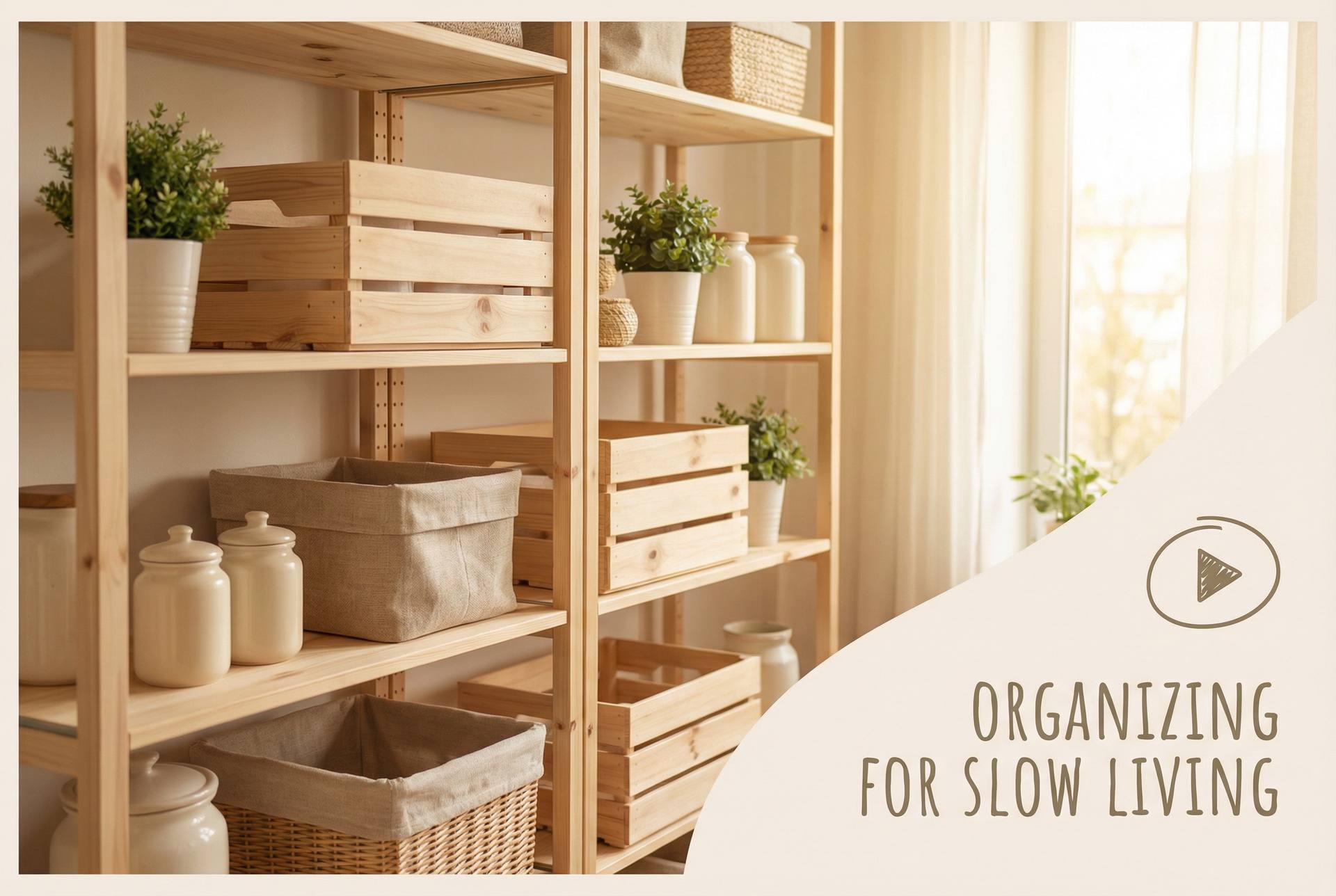 每日大赛 - 原木家居收纳视频演示